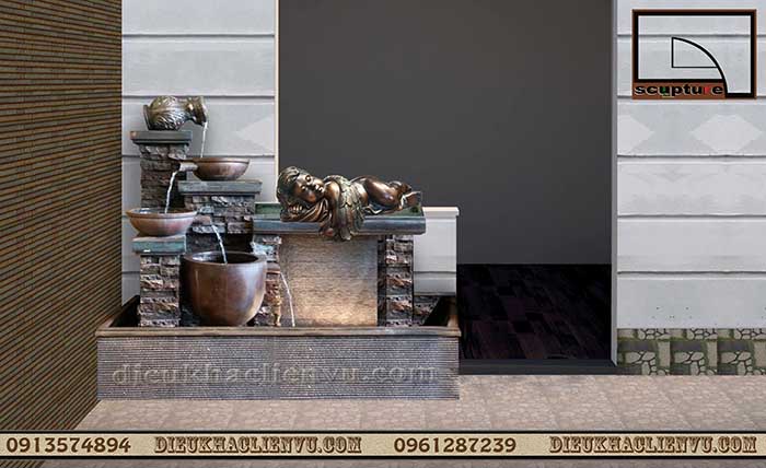 Cơn sốt đài nước tại điêu khắc Liên Vũ